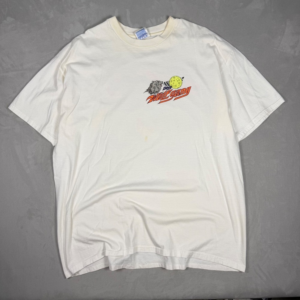 90s Mens Hanes Doug Wolfgang Knoxville Hall of Fame Racing Graphic T-Shirt XXL